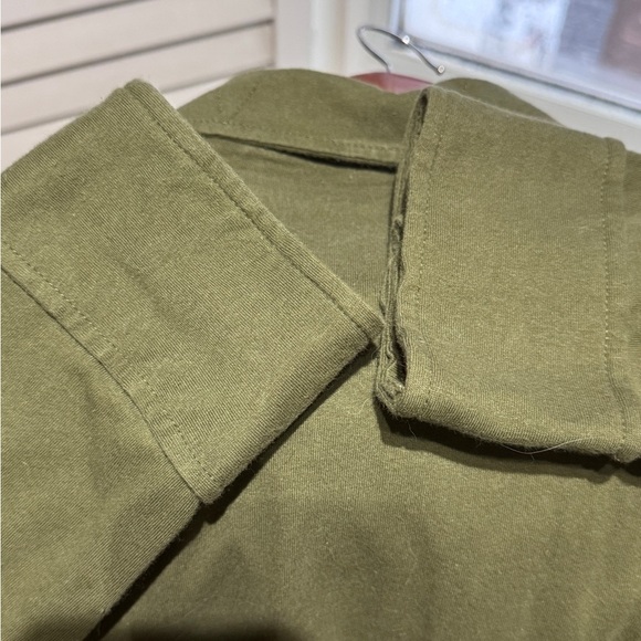 🪖 Edgy Vintage GAP Red Inspired Green Military Jacket - Ladies XL 🪖 - Picture 9 of 14